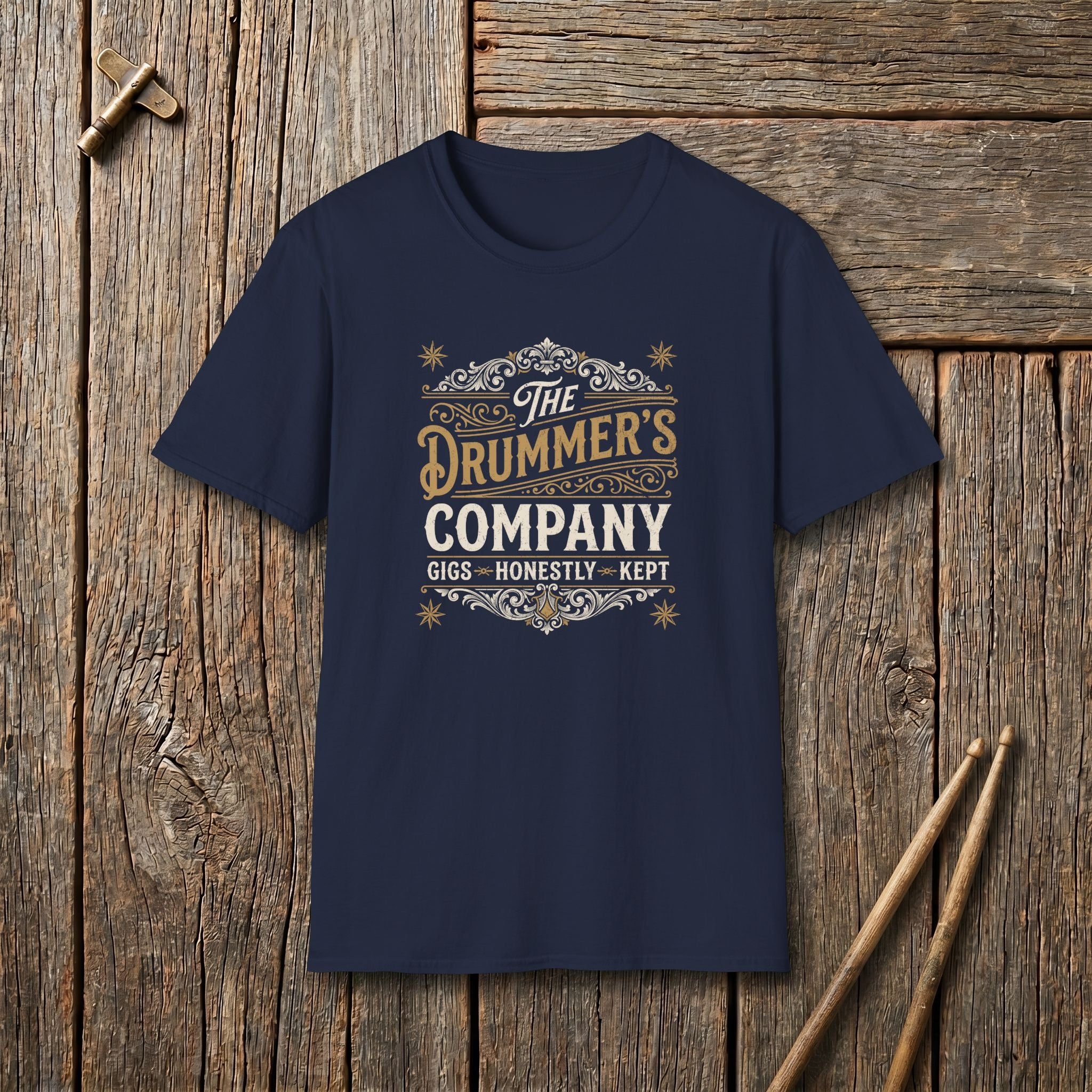 Drummers Company Vintage Style T-Shirt