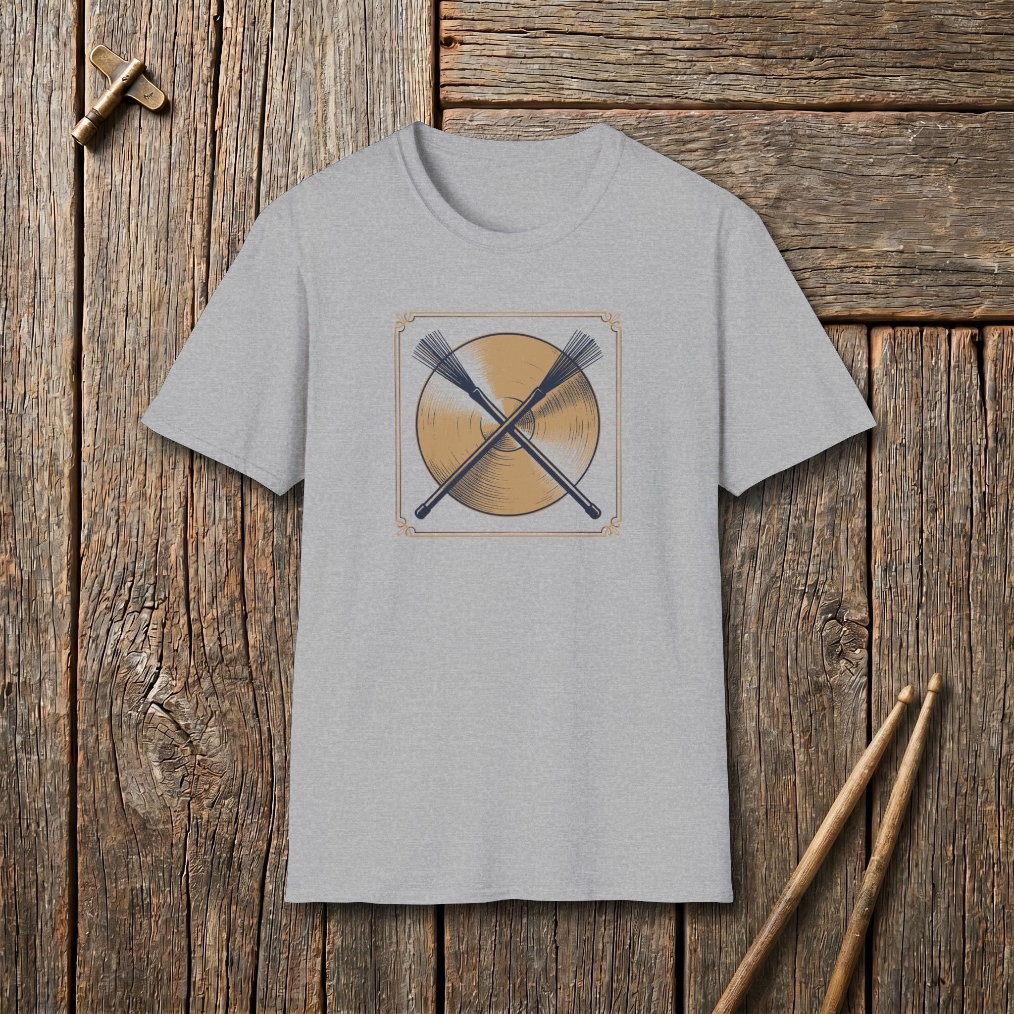Brushes Cymbal Vintage T-Shirt