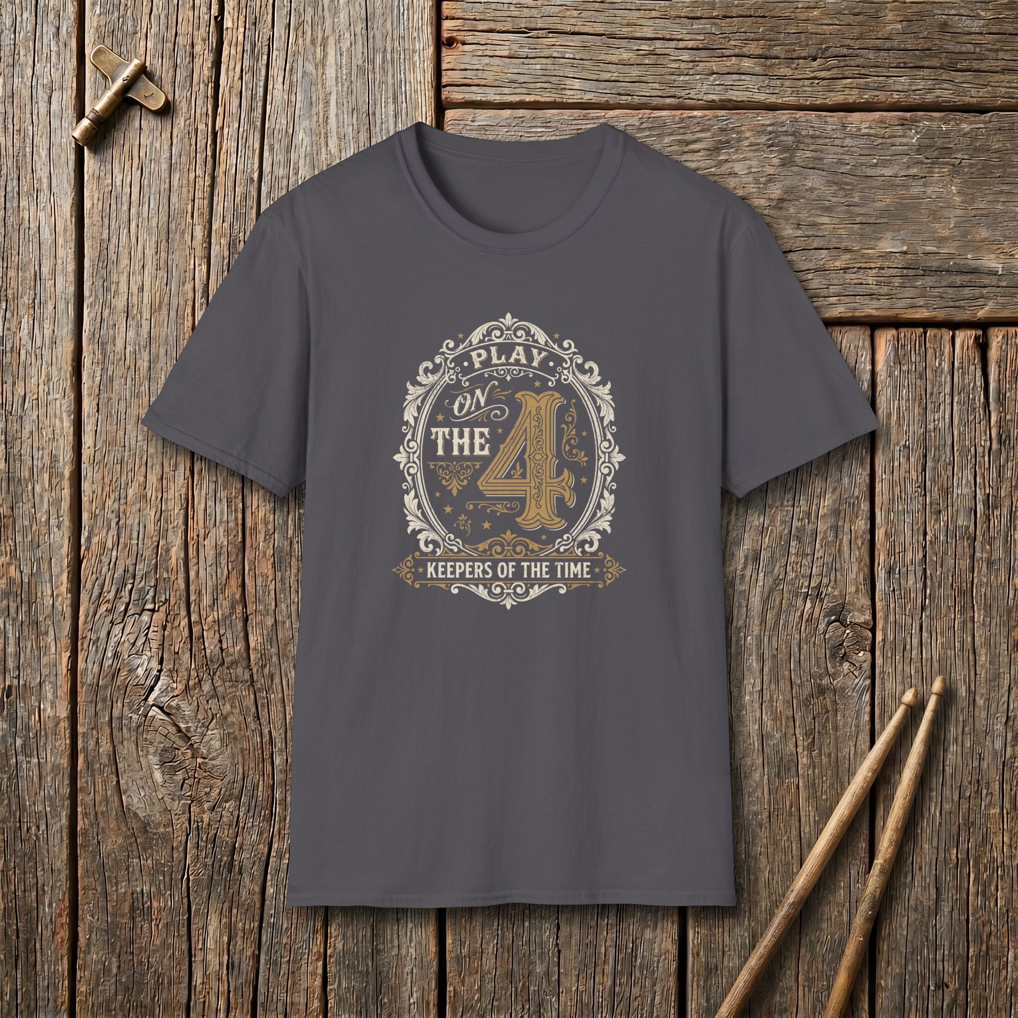 Keeper of the Time Badge Vintage Style T-Shirt