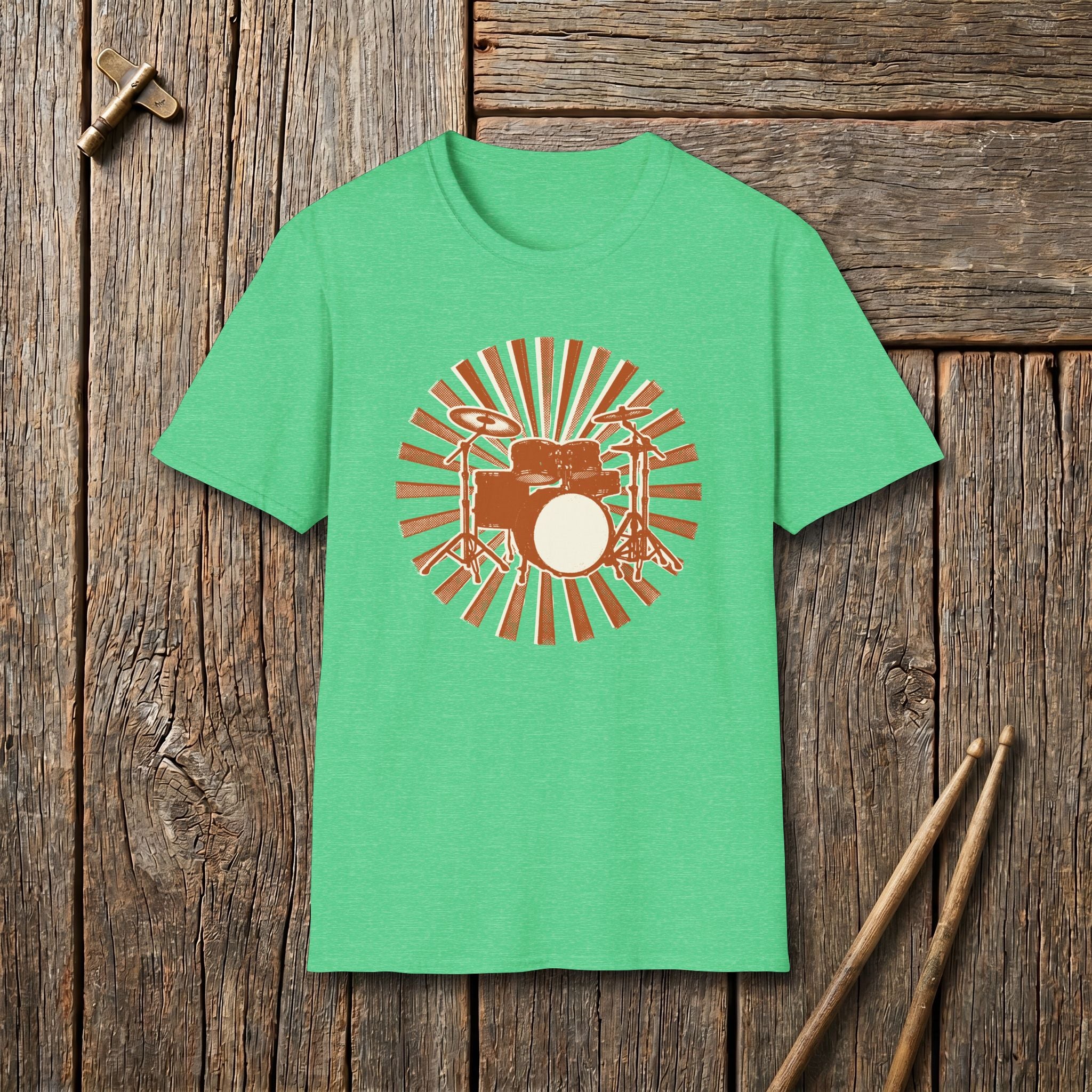Vintage Sunburst Drum Kit T-Shirt