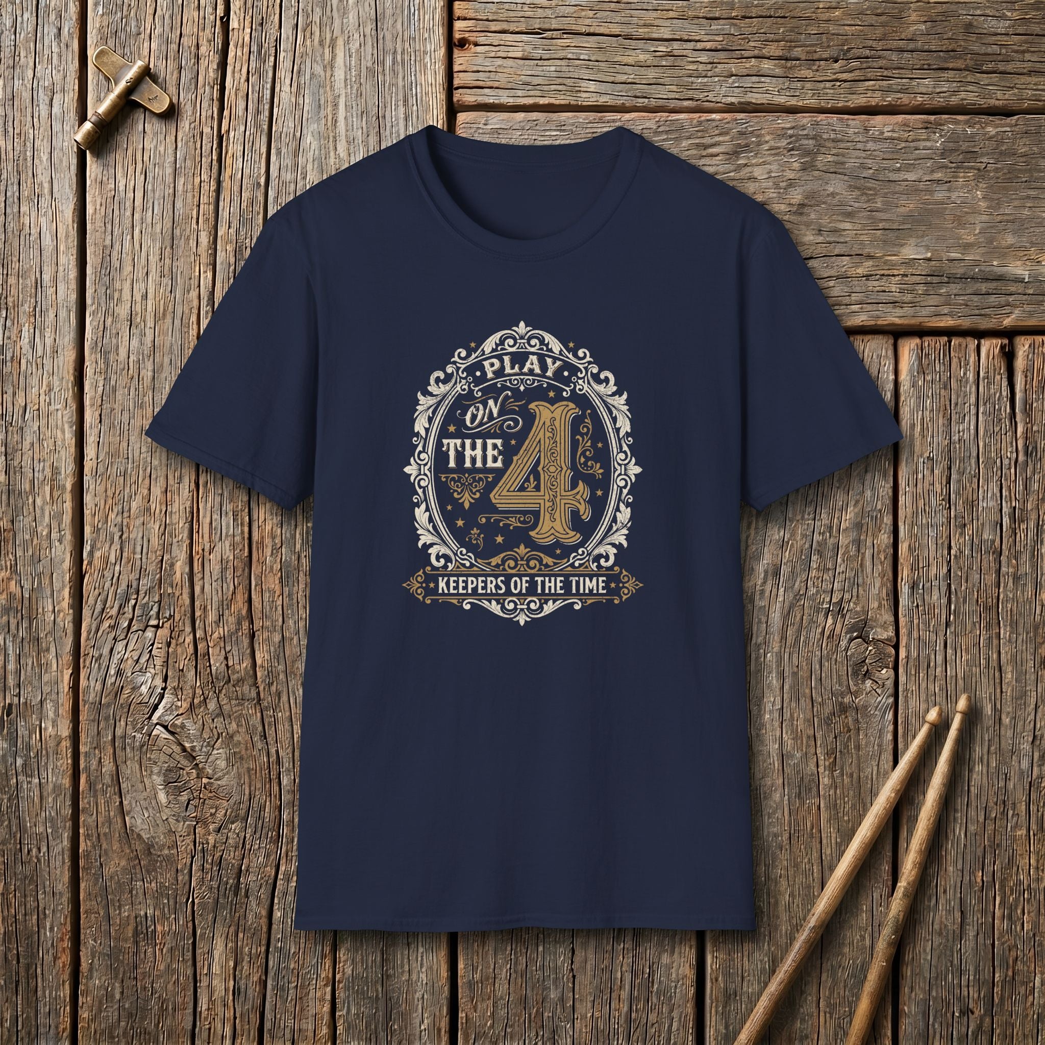 Keeper of the Time Badge Vintage Style T-Shirt
