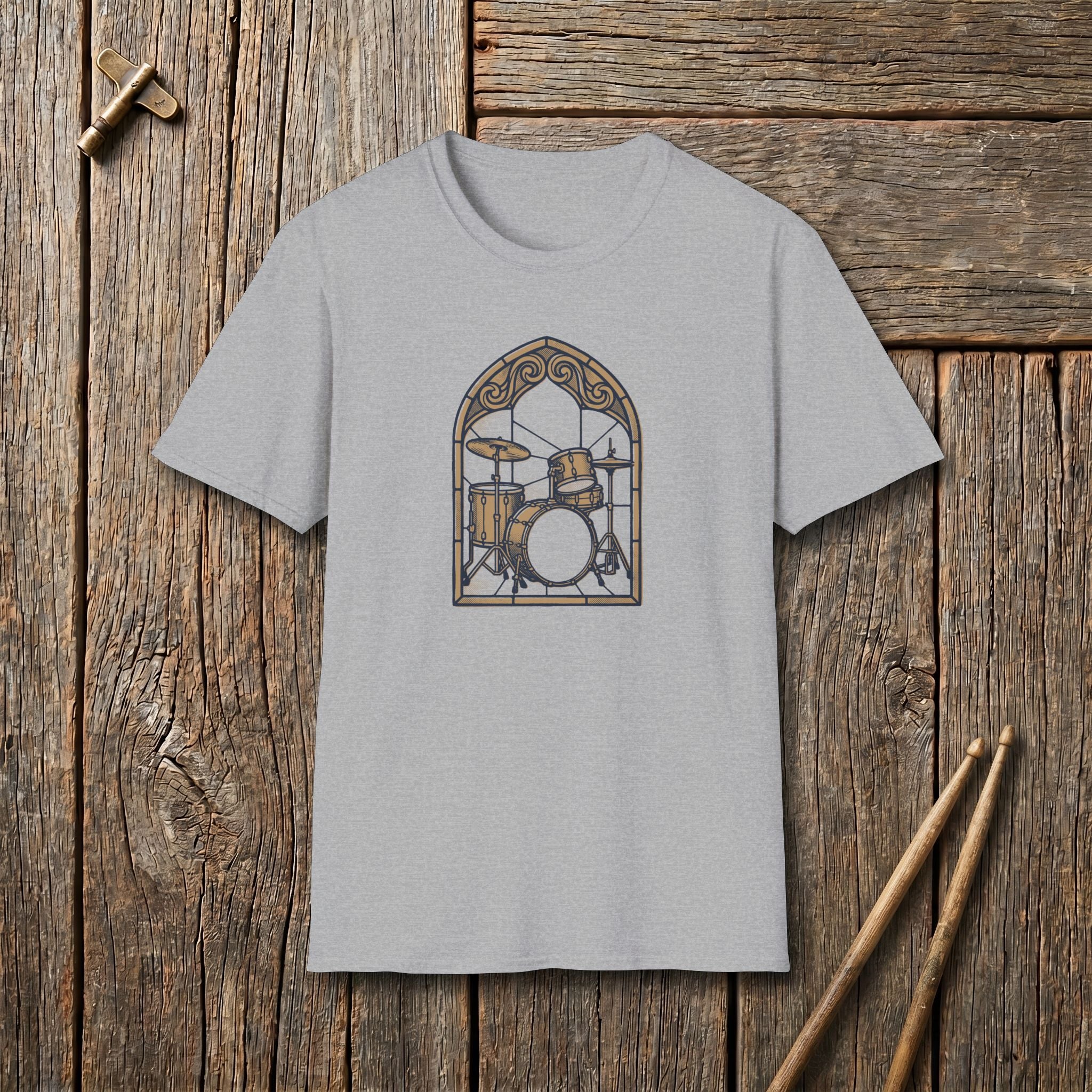Stained Glass Drum Kit T-Shirt