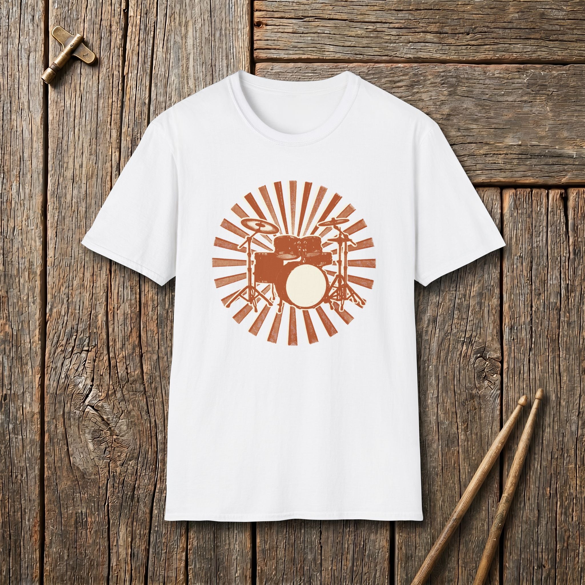 Vintage Sunburst Drum Kit T-Shirt
