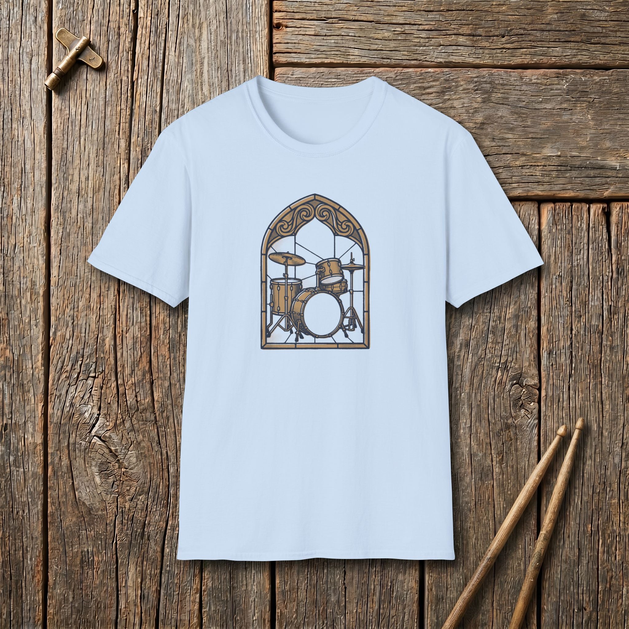 Stained Glass Drum Kit T-Shirt