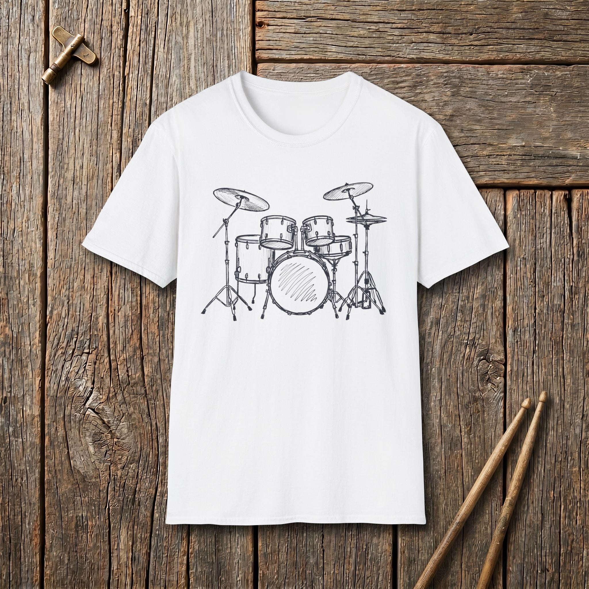 Sketch Drum Kit T-Shirt
