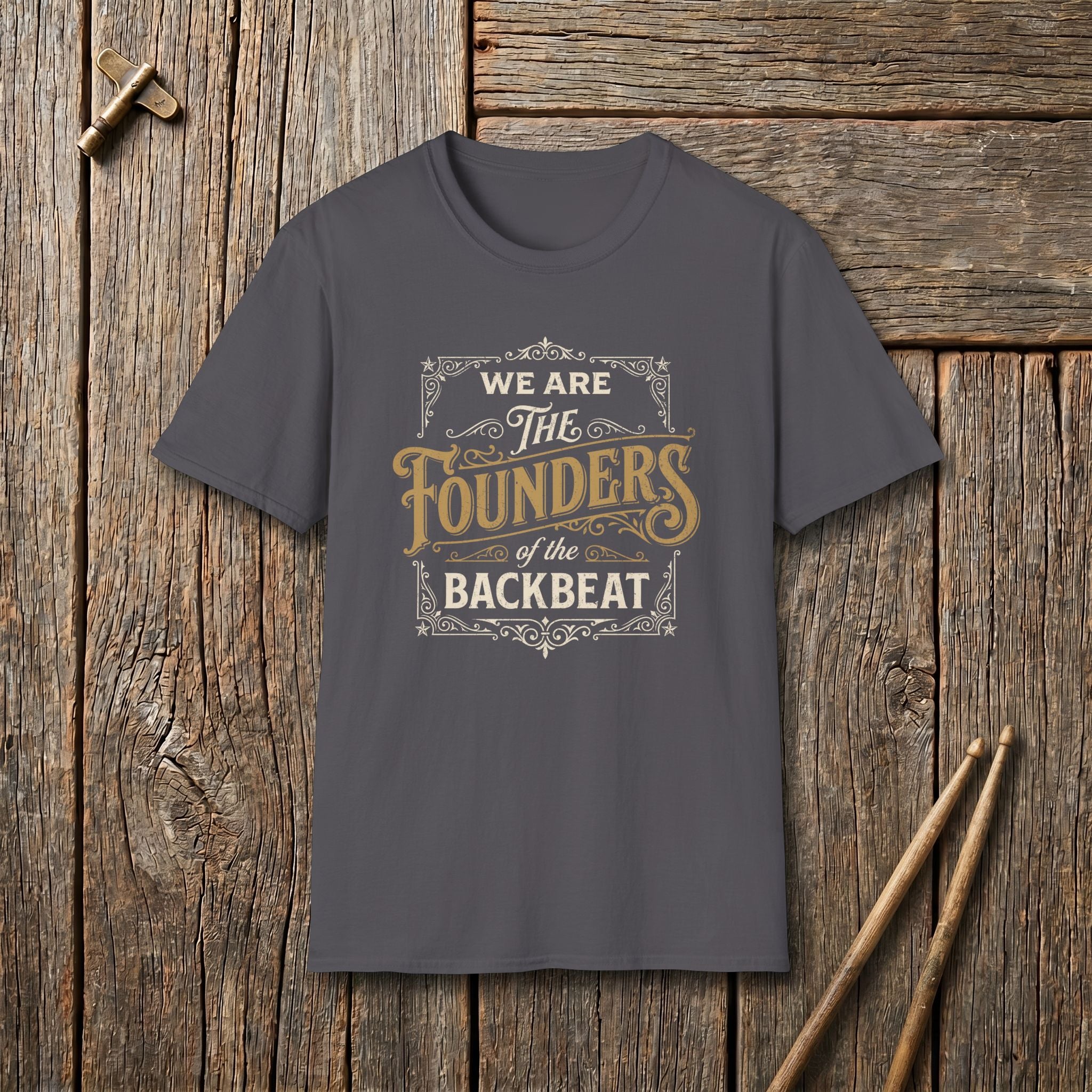 Founders of the Backbeat Vintage Style T-Shirt