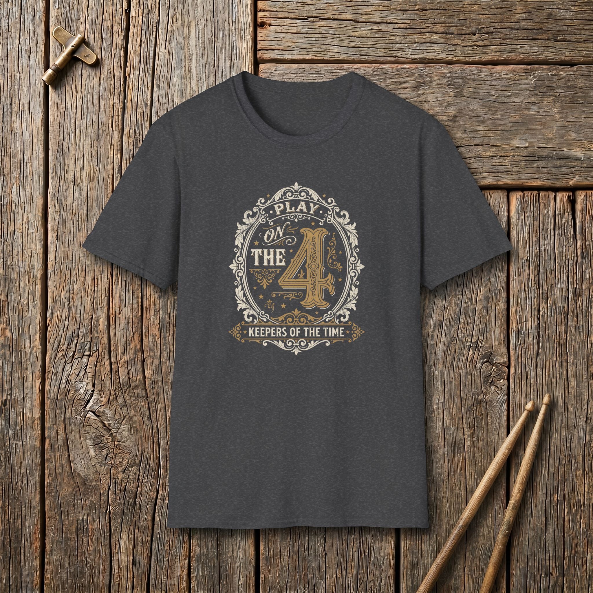 Keeper of the Time Badge Vintage Style T-Shirt