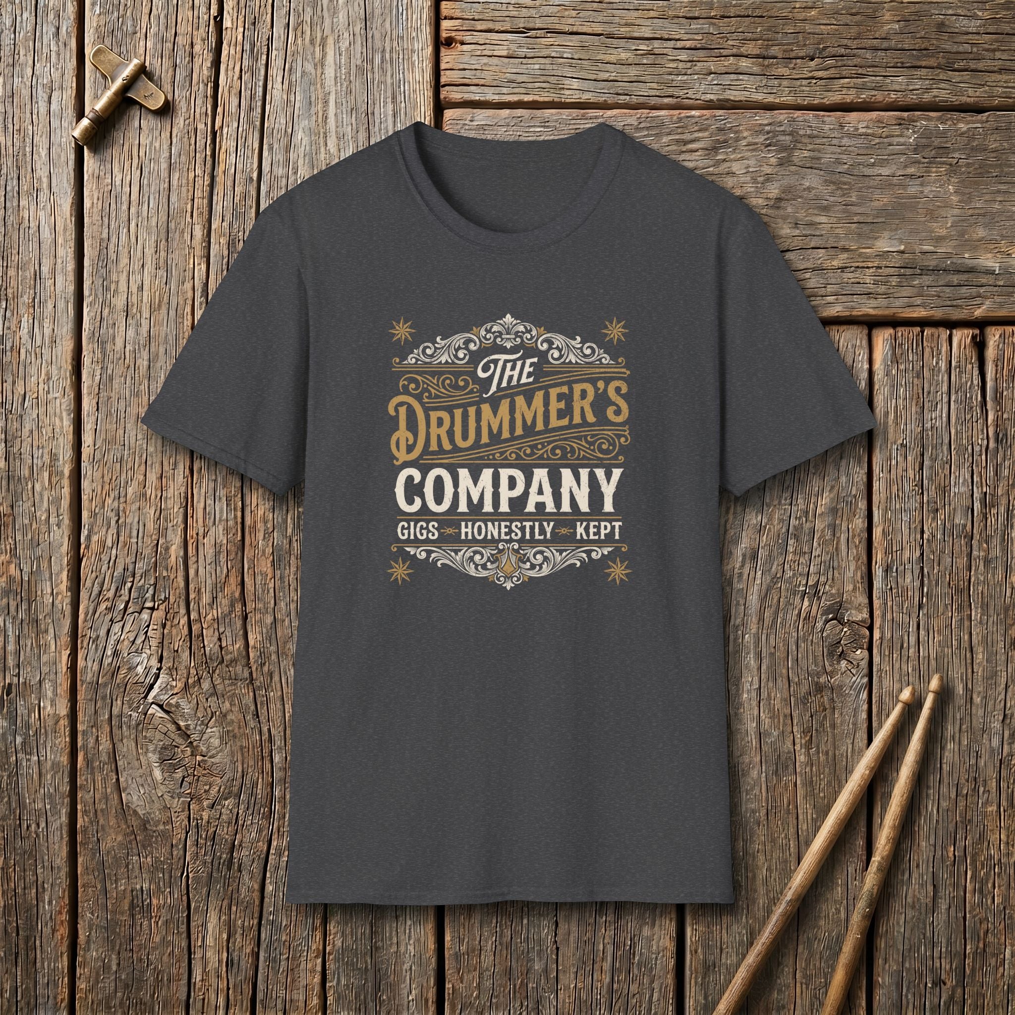 Drummers Company Vintage Style T-Shirt