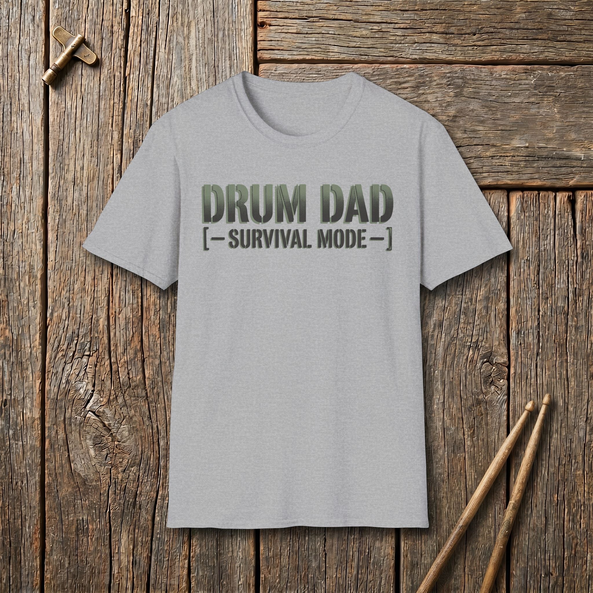 Drum Dad Survival Mode T-Shirt