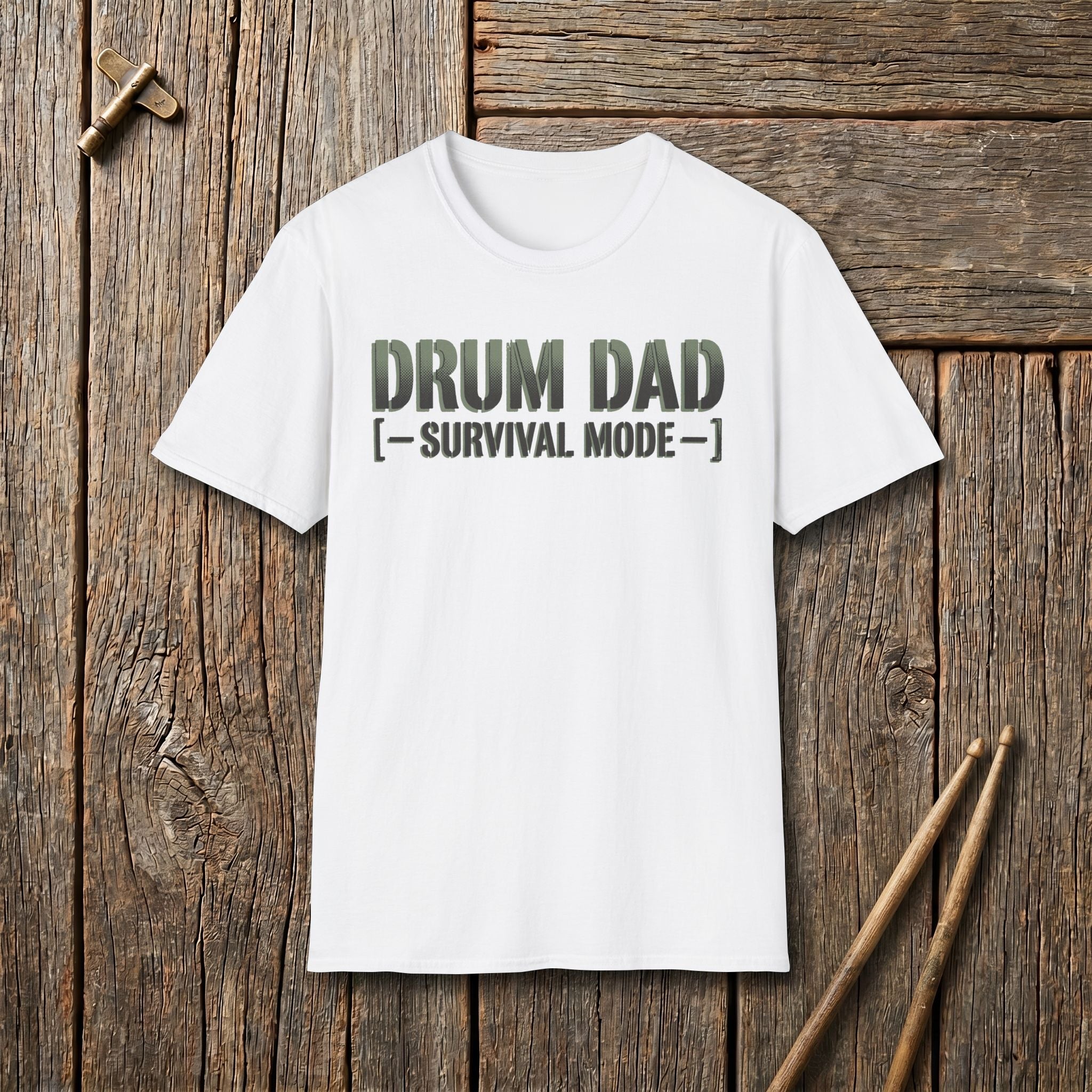 Drum Dad Survival Mode T-Shirt