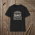 Family of Drummers Vintage Style T-Shirt