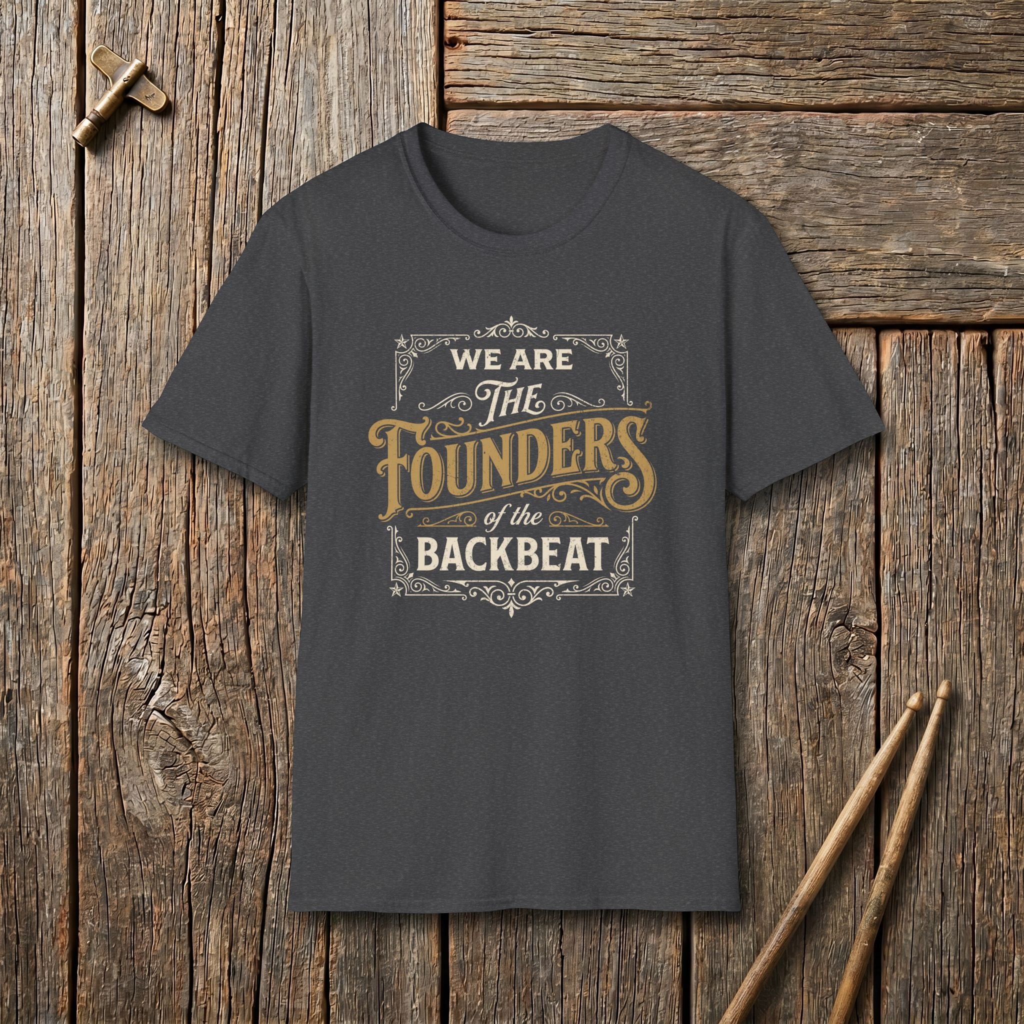 Founders of the Backbeat Vintage Style T-Shirt