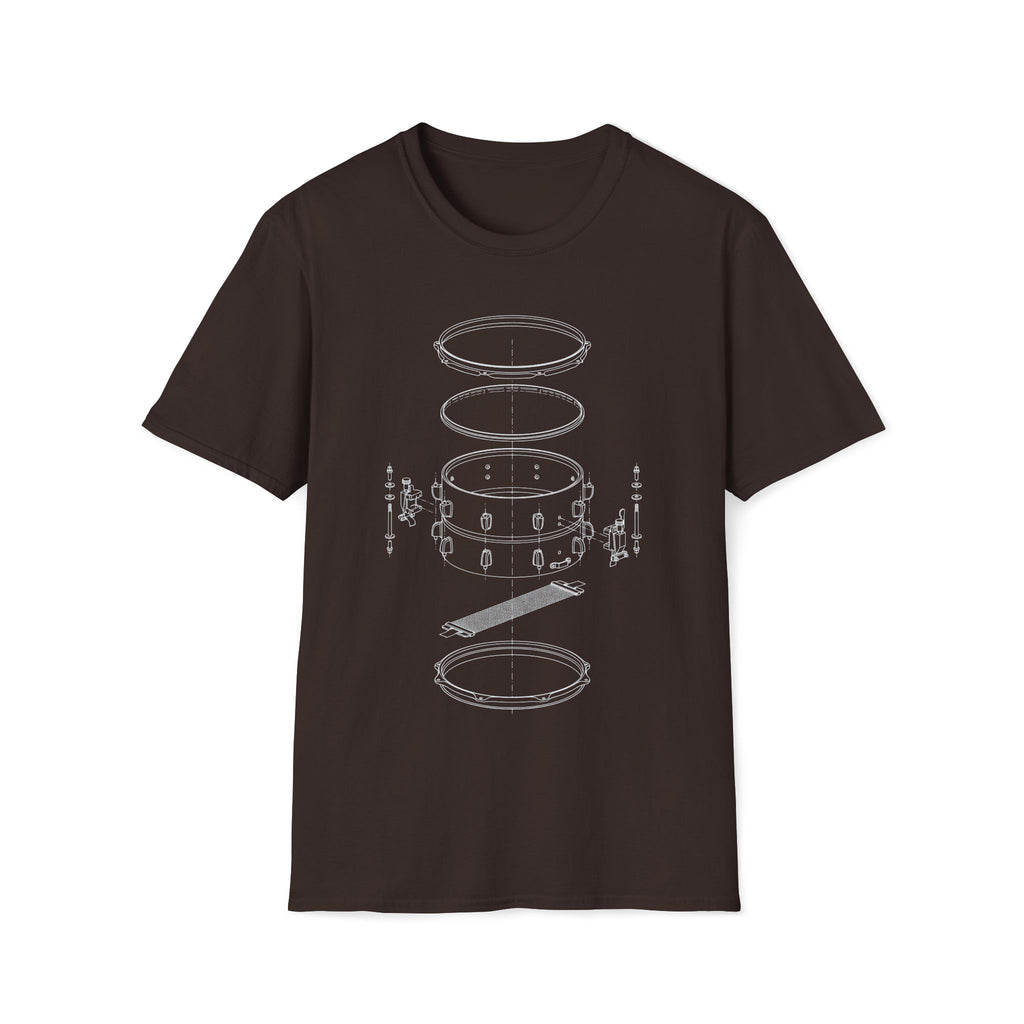 Snare Drum Schematic T-Shirt