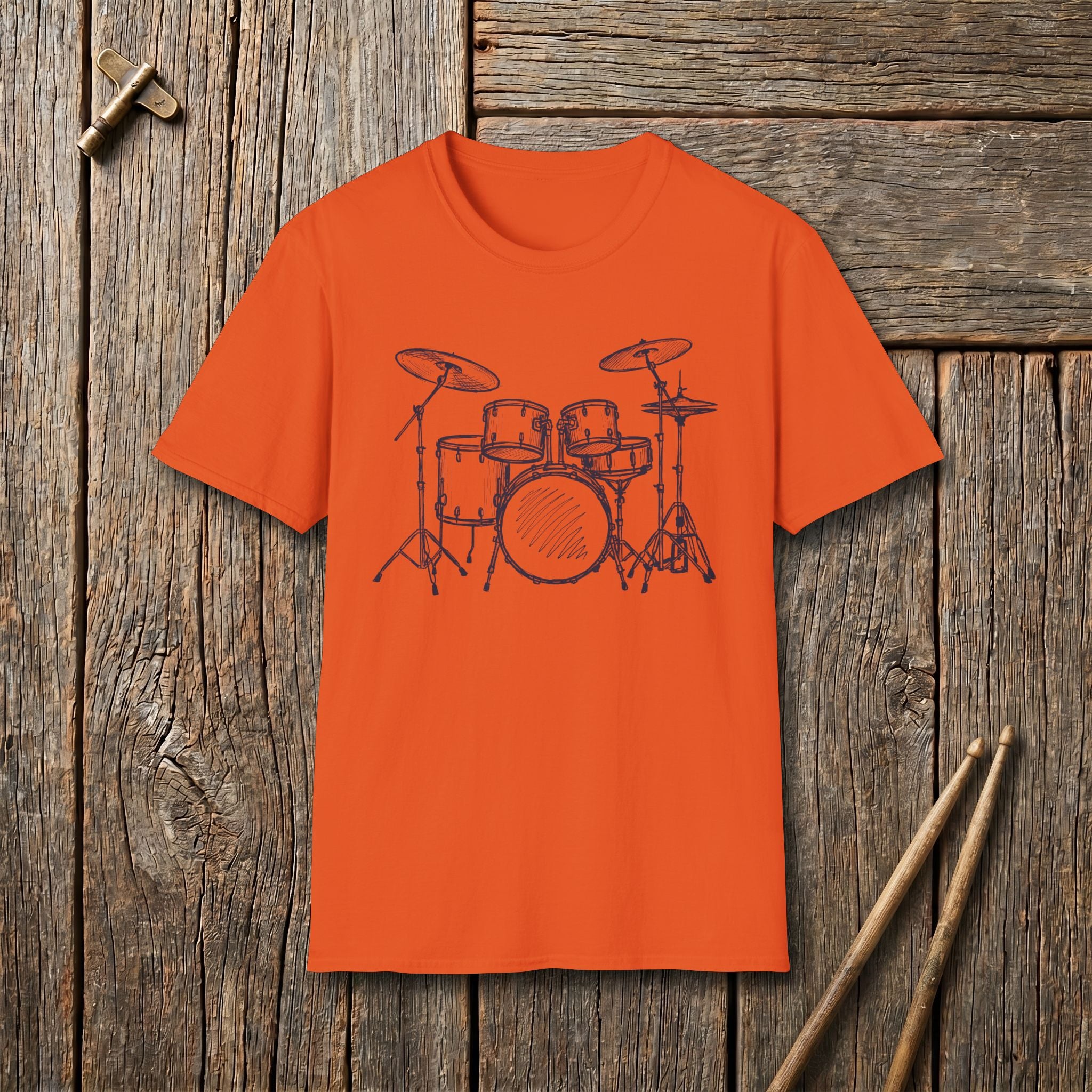 Sketch Drum Kit T-Shirt