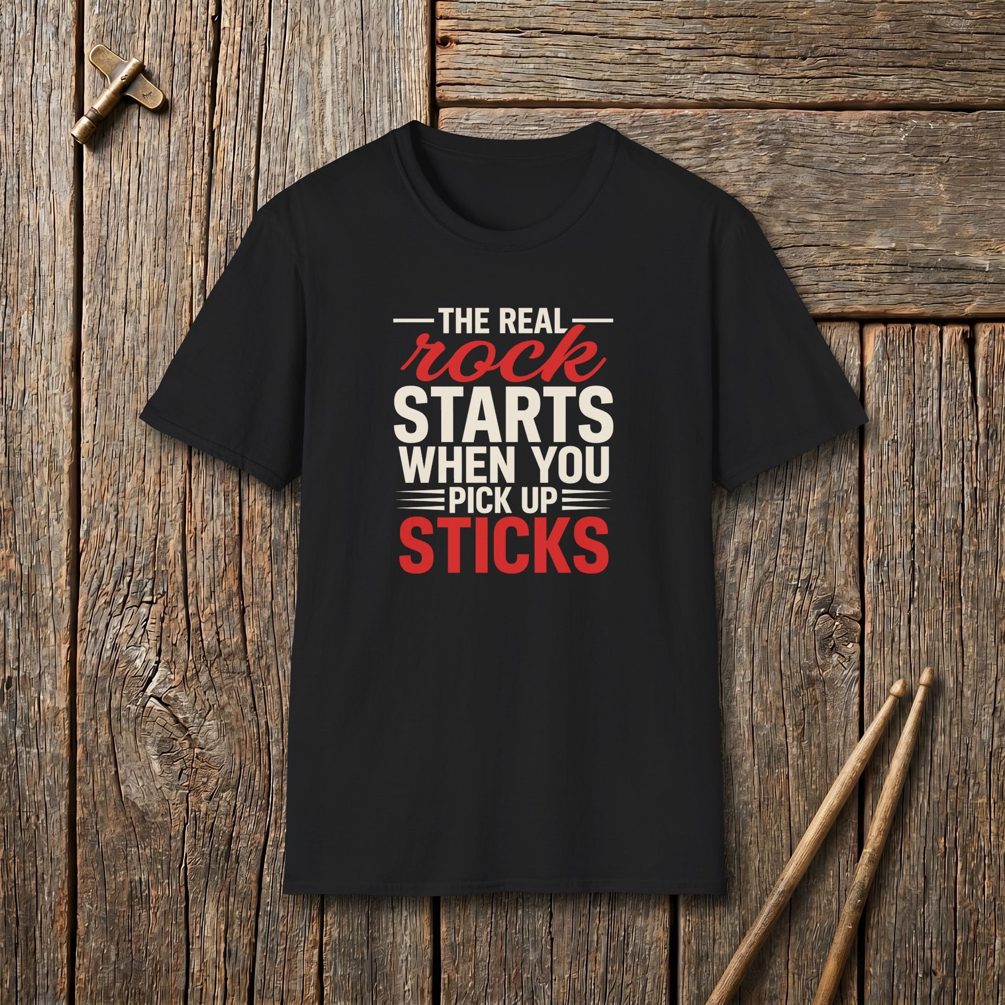 Real Rock Starts Here T-Shirt