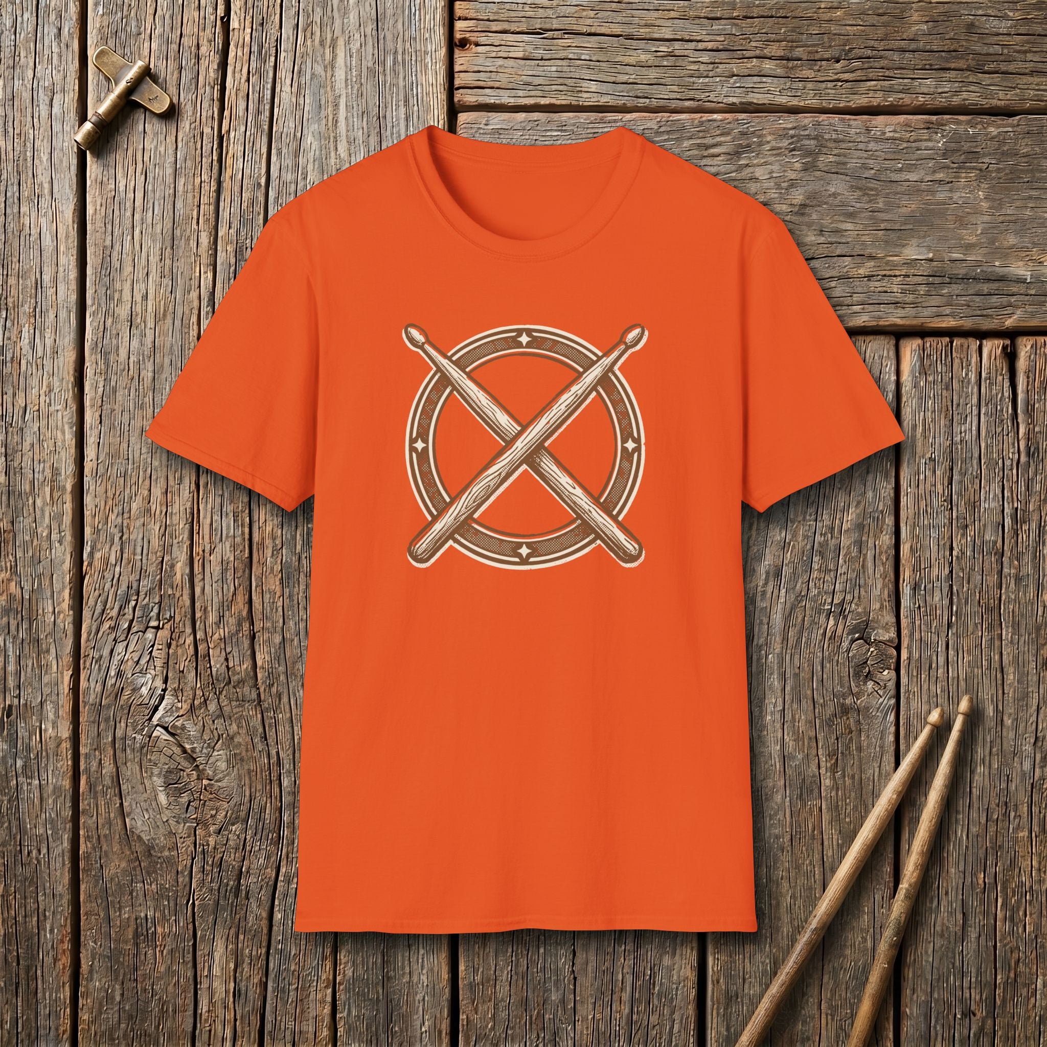 Crossed Sticks Badge T-Shirt