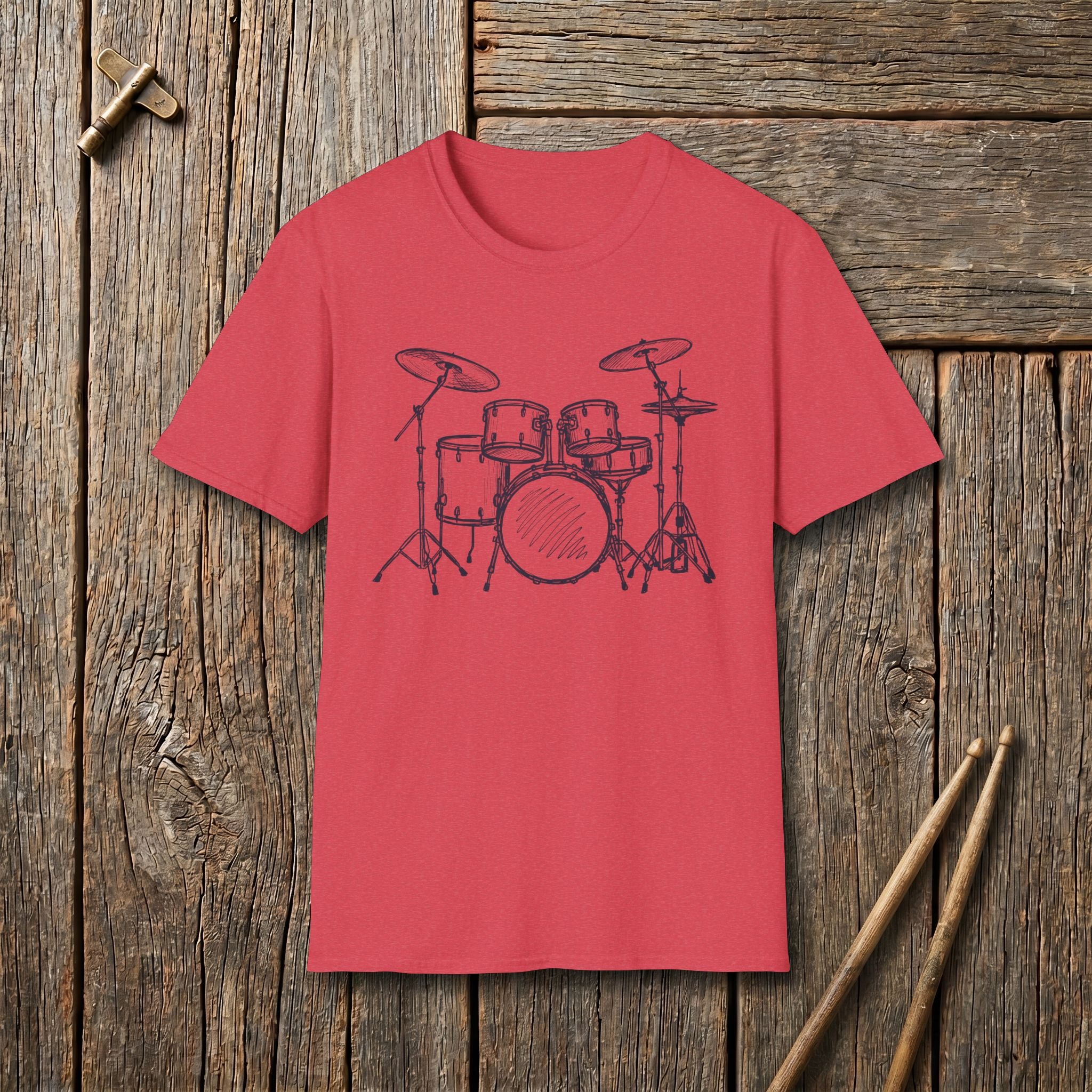 Sketch Drum Kit T-Shirt