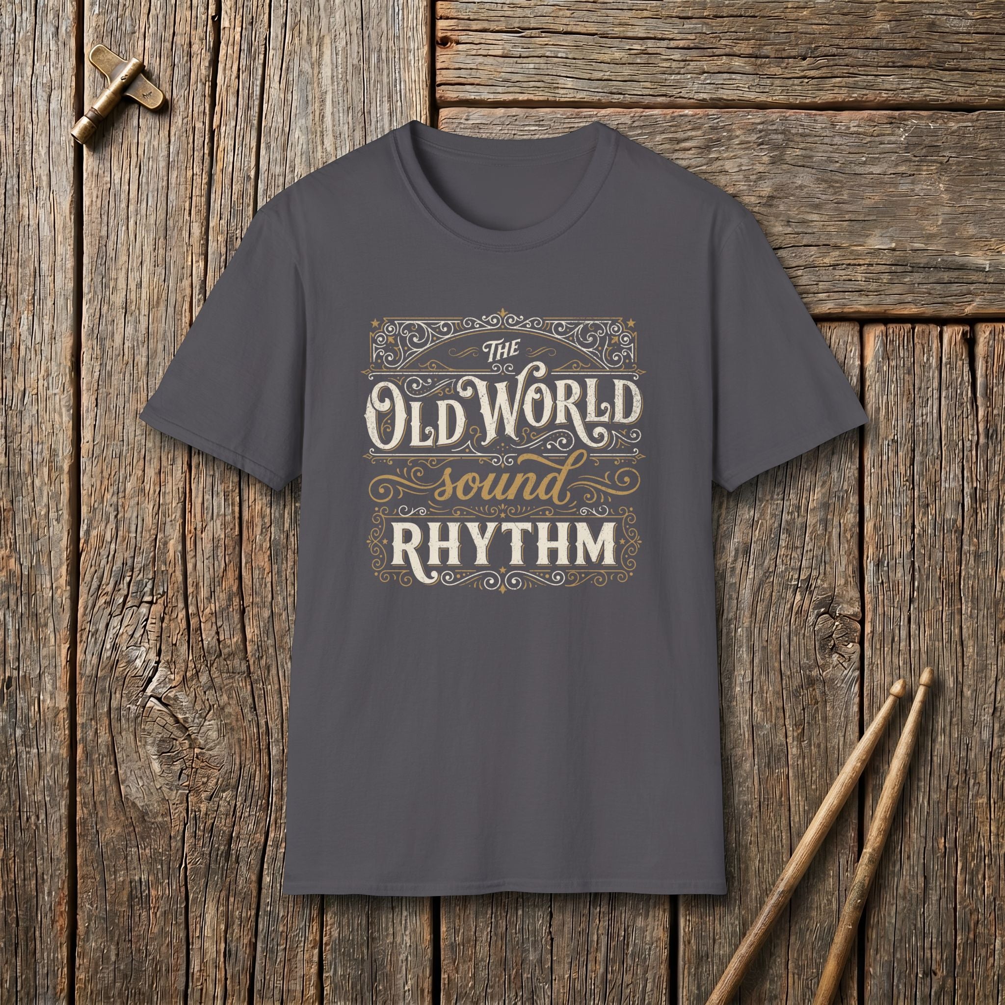 Old World Sound Rhythm Vintage Style T-Shirt
