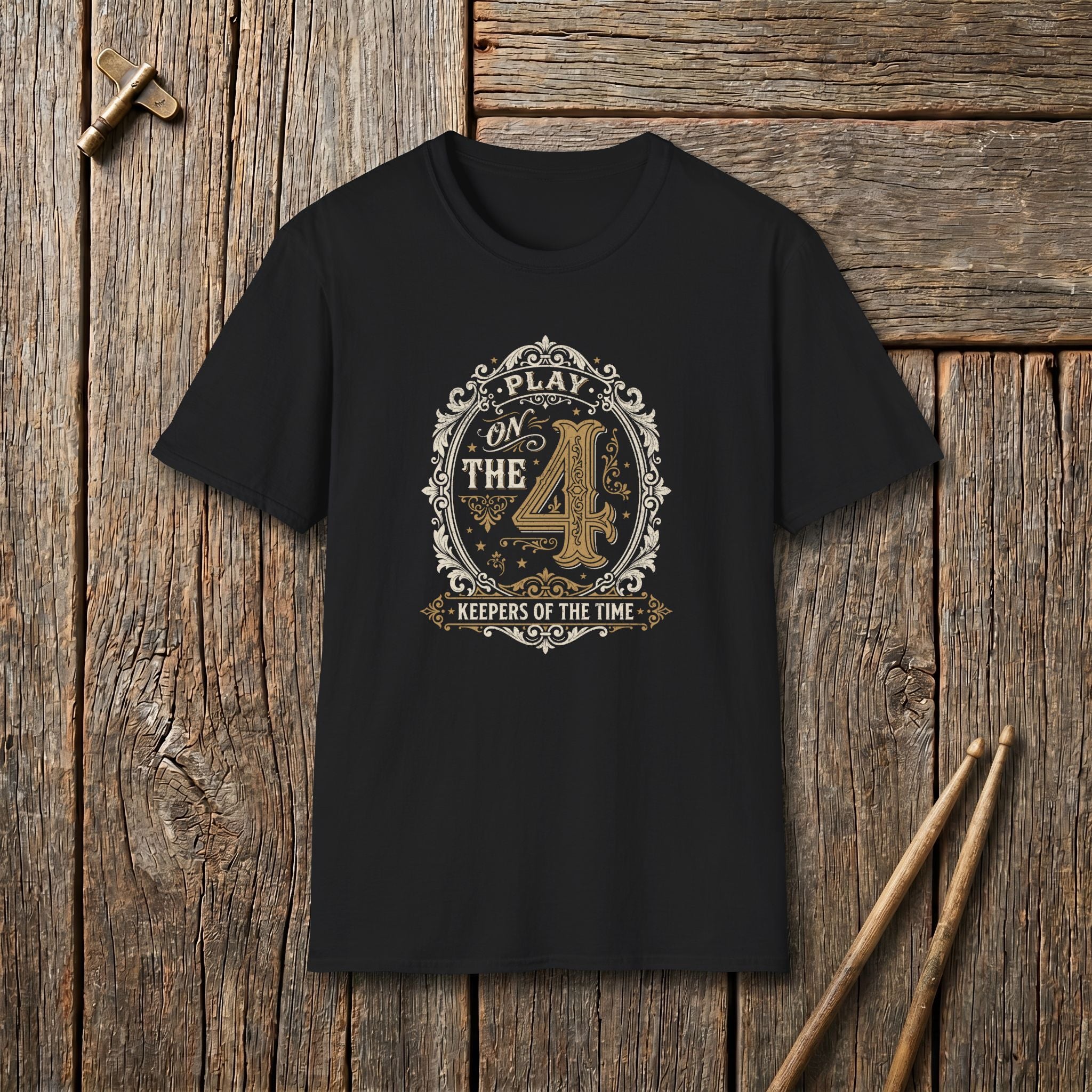 Keeper of the Time Badge Vintage Style T-Shirt