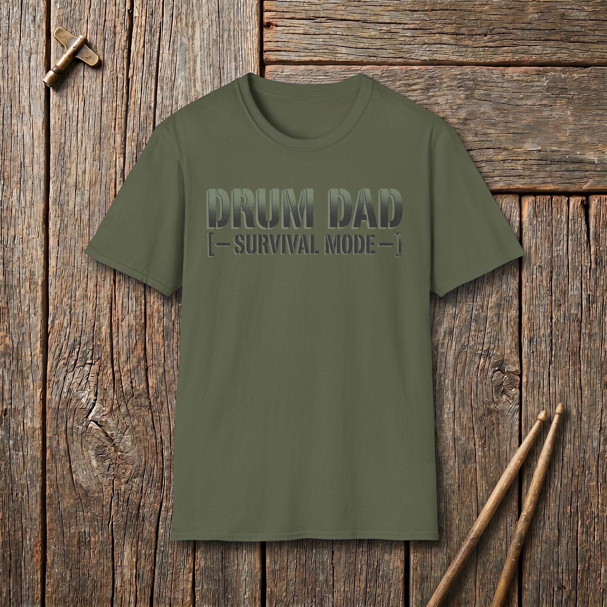 Drum Dad Survival Mode T-Shirt