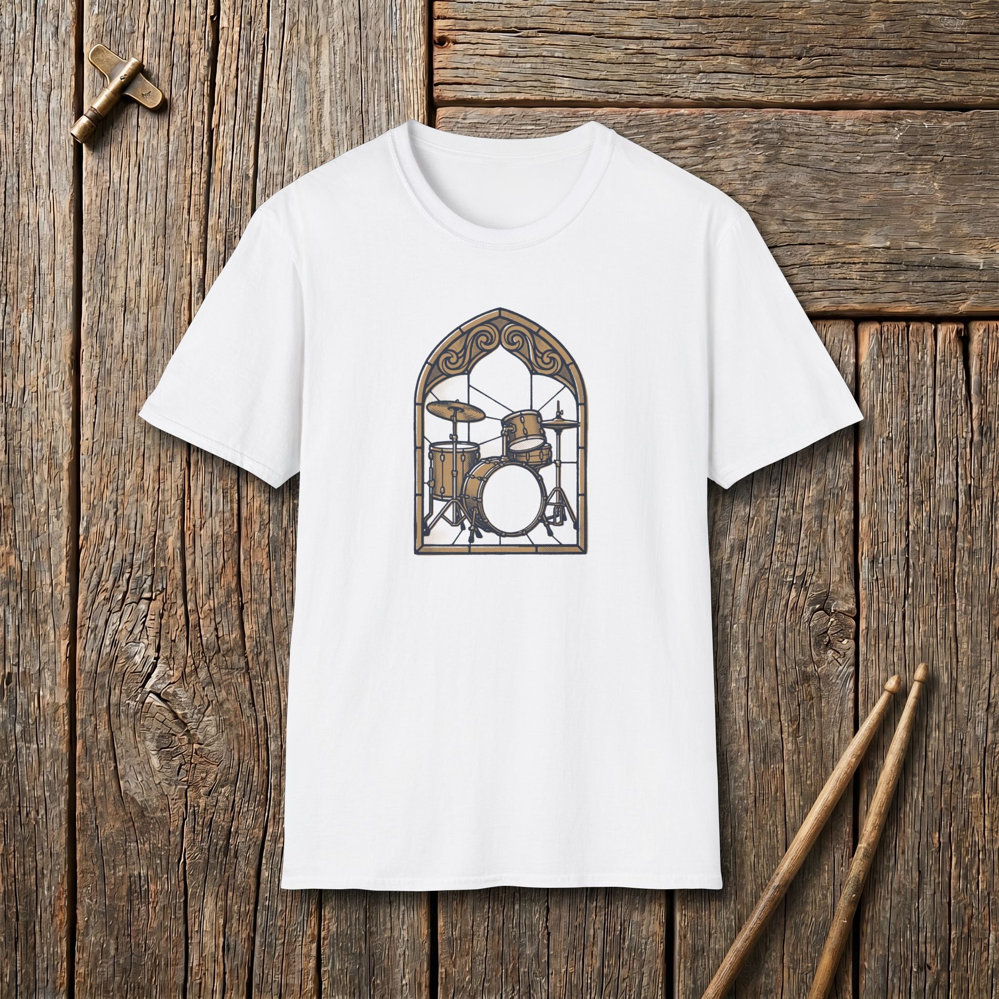 Stained Glass Drum Kit T-Shirt
