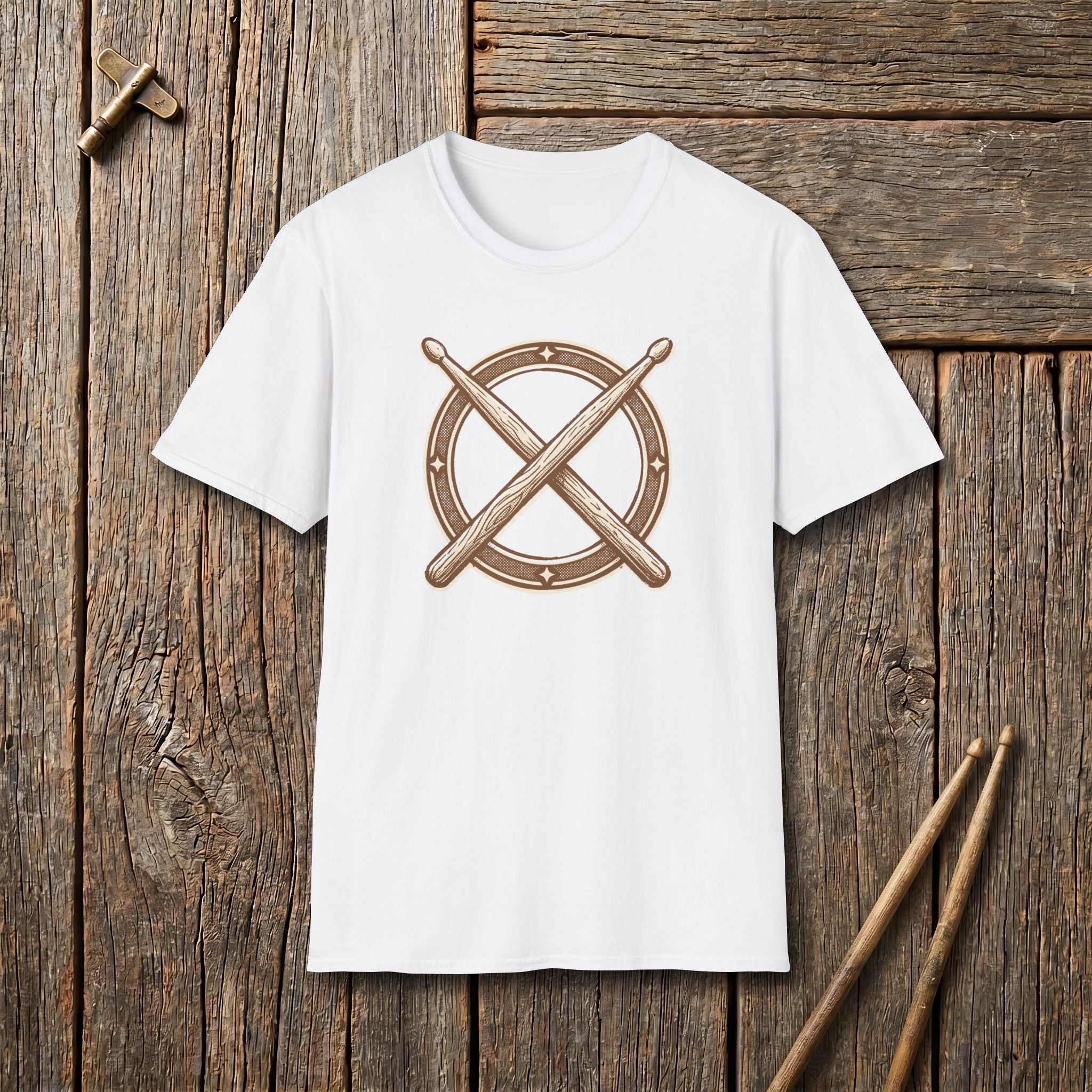 Crossed Sticks Badge T-Shirt