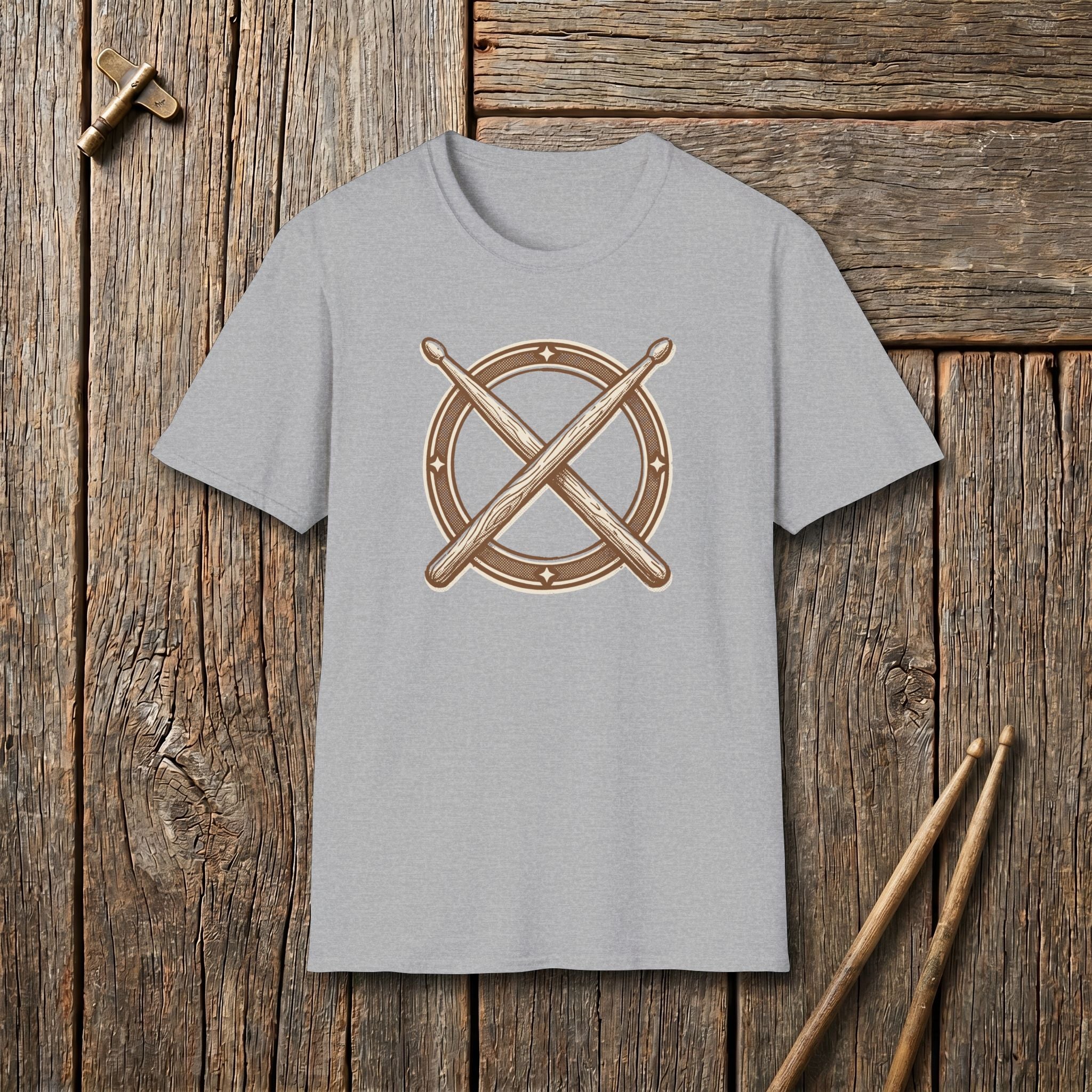 Crossed Sticks Badge T-Shirt
