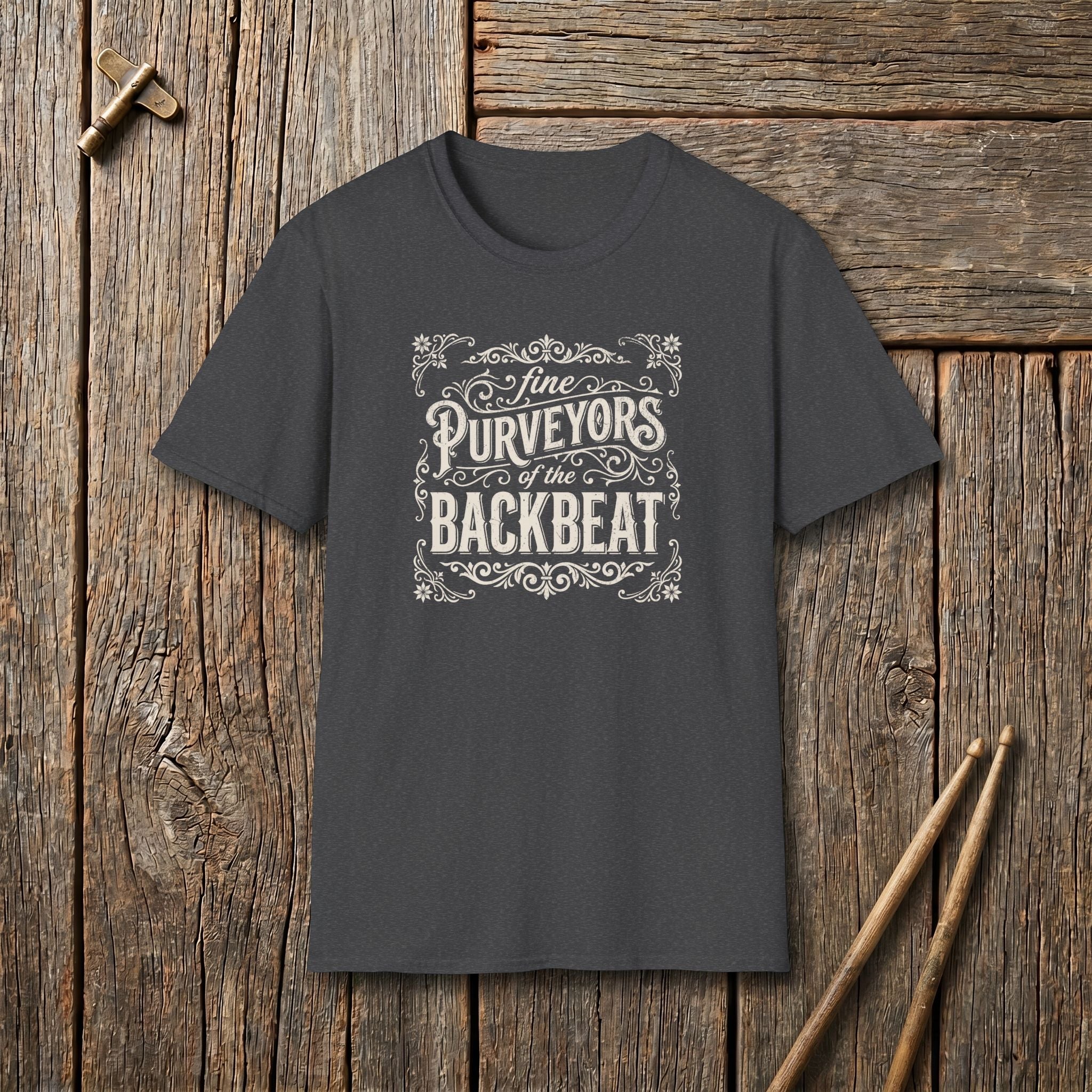 Fine Purveyors of the Backbeat Vintage Style T-Shirt