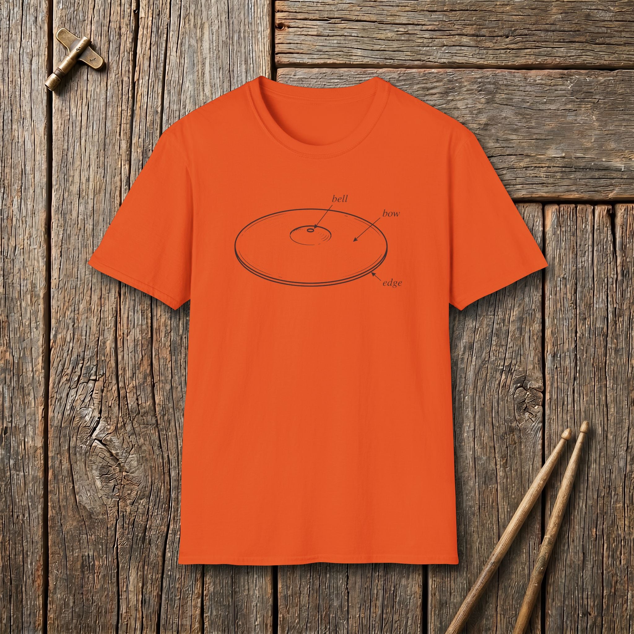 Cymbal Diagram T-Shirt