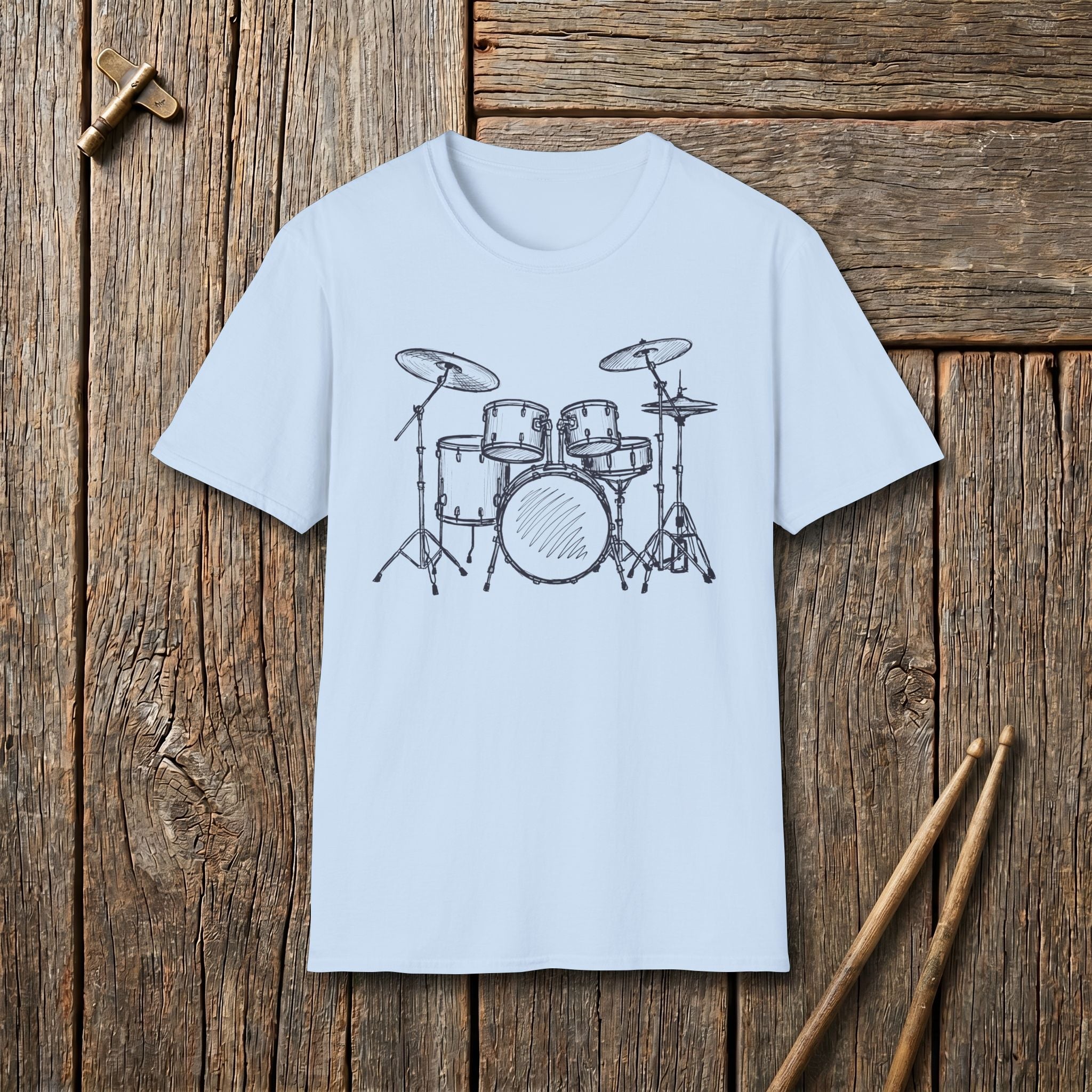 Sketch Drum Kit T-Shirt