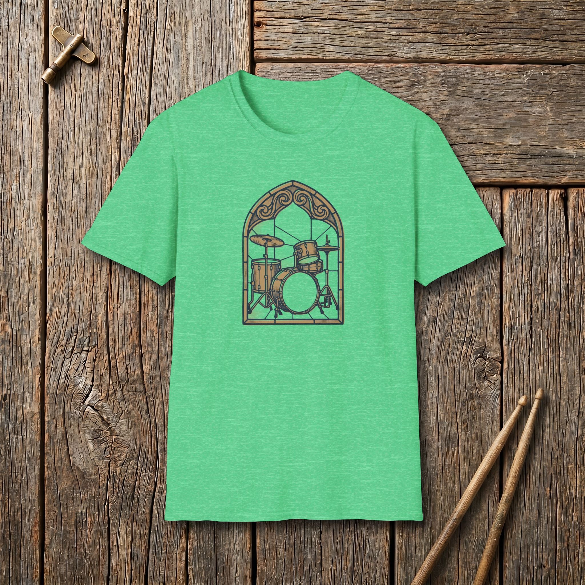 Stained Glass Drum Kit T-Shirt