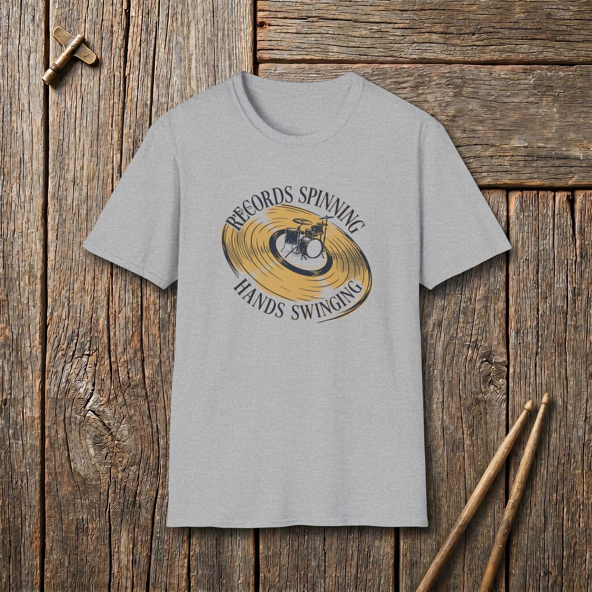 Records Spinning, Hands Swinging T-Shirt